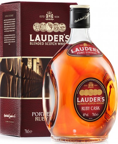 LAUDER'S BLENDED SCOTCH WHISKEY RUBY CASK