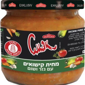 מחית קישואים עם גזר ושום 350 גר