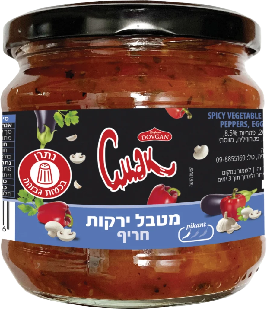 מטבל ירקות חריף (סאטה) 350 גר
