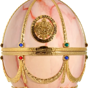 אימפריאל קולקשן ביצת פברז'ה בגוון pink marble