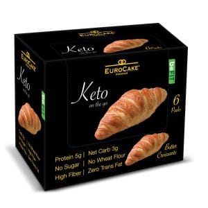Keto butter croissant 240 grams (6 units of 40 grams)