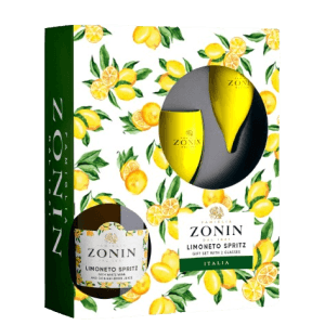 Zonin Limonto Spritz Gift Set 6% 750 ml with 2 Glasses
