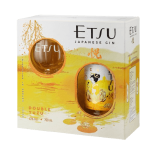 Double Yuzu Gin Gift Set 43% 700ml + Glass