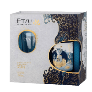 Pacific Ocean Water Gin Gift Set 45% 700ml + Glass