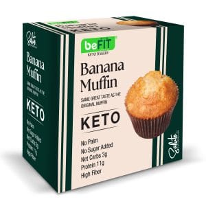 Keto Banana Flavored Muffins 720 g (12 units of 60 g)